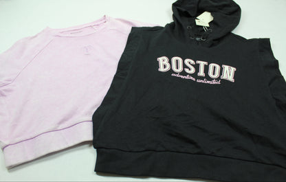 Set Sommerkleider T-Shirt mit Kapuze T-Shirt pink 146/152 Mädchen