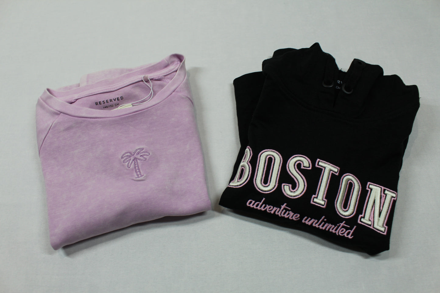 Set Sommerkleider T-Shirt mit Kapuze T-Shirt pink 146/152 Mädchen