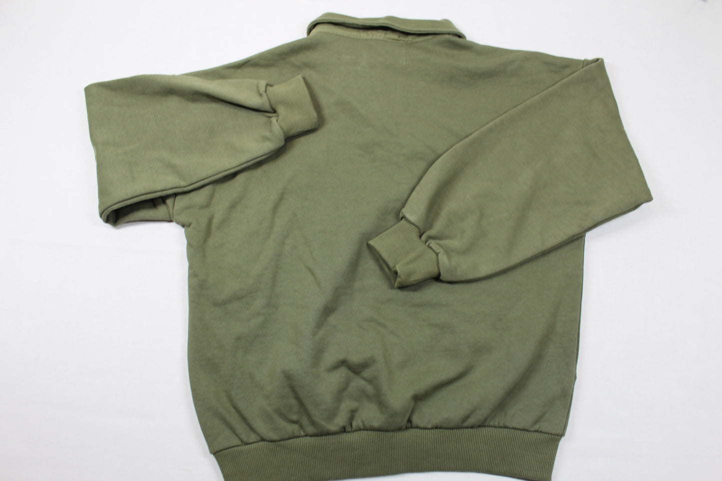 Alltags Pullover grün mit Kragen Mädchen 146/152