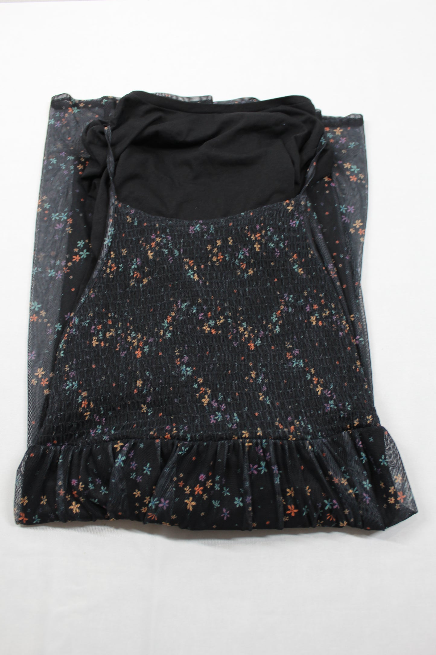 Sommerkleid mi Langarmshirt Schwarz Mädchen, sehr gefragt 158/164