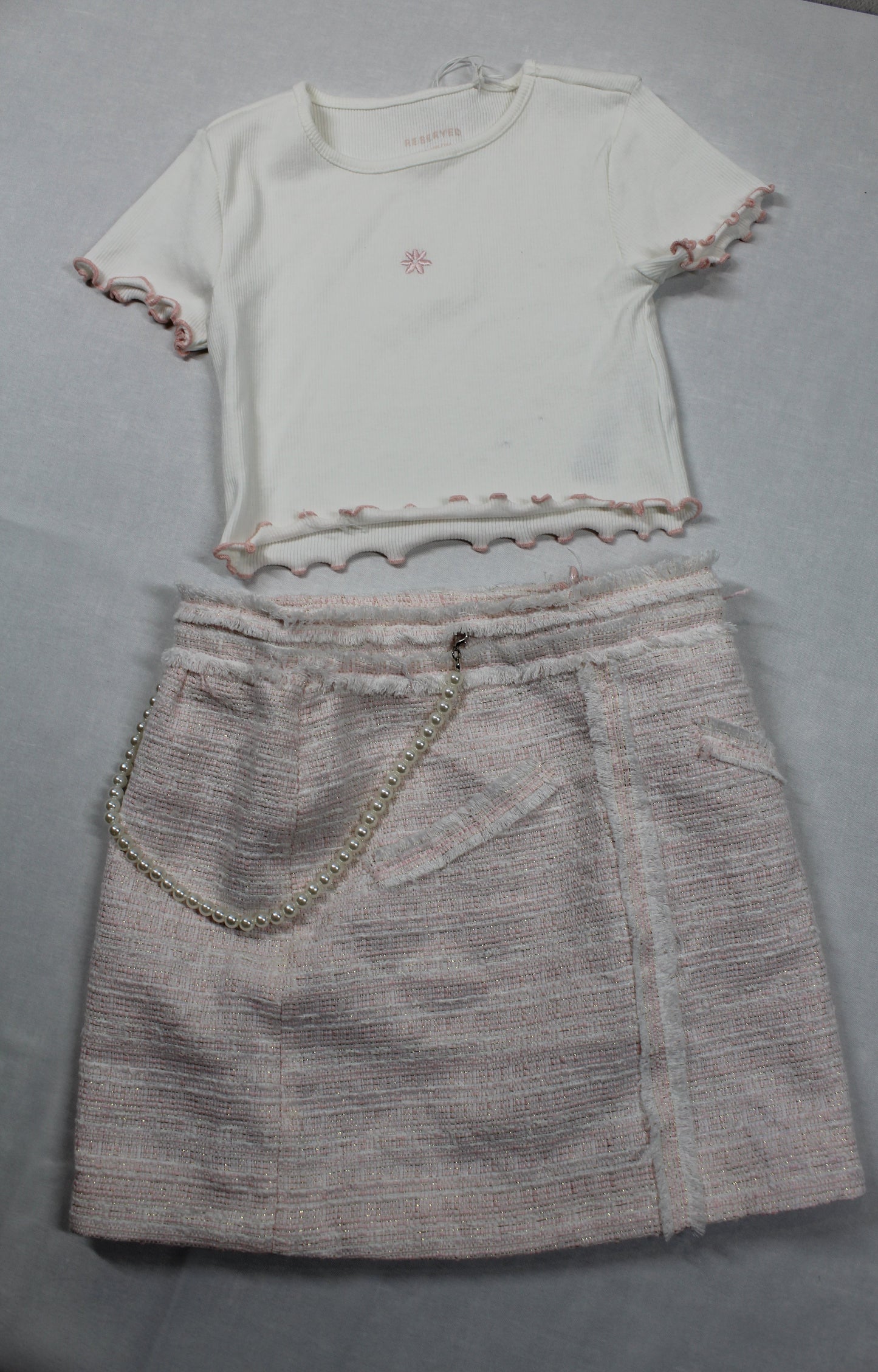 Sommerset A-Ware Rock mit Perlenkette T-Shirt Mädchen 122/128
