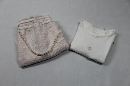 Sommerset A-Ware Rock mit Perlenkette T-Shirt Mädchen 122/128