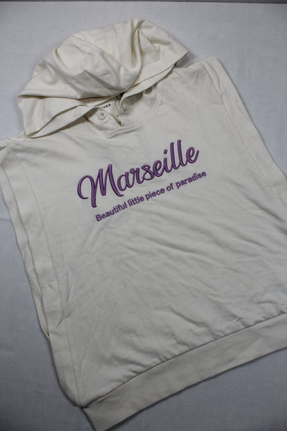 Set T-Shirt Kapuze schwarz weiß Mädchen A-Ware 158/164