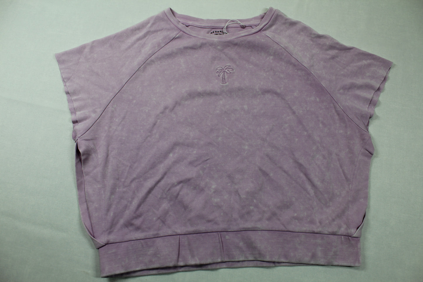 Set lila T-Shirt schwarzes T-Shirt Kapuze Mädchen Better Quality 158/164
