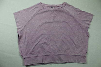 Set lila T-Shirt schwarzes T-Shirt Kapuze Mädchen Better Quality 158/164
