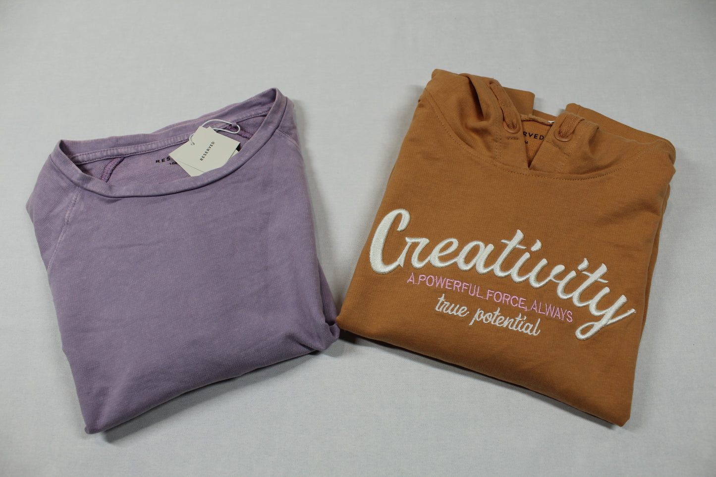 Set lila t-Shirt hellbrauner T-Shirt Kapuze Mädchen Better Quality Mädchen 158/164