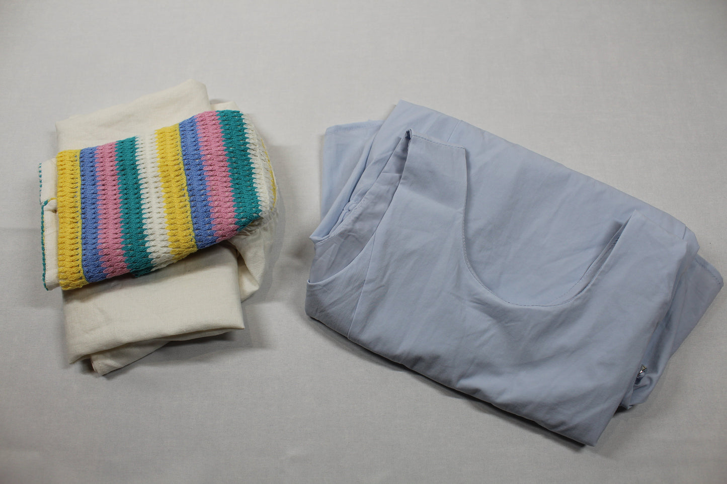 Set Sommerkleider hellblau Weiß bunt Mädchen Better Quality 158/164