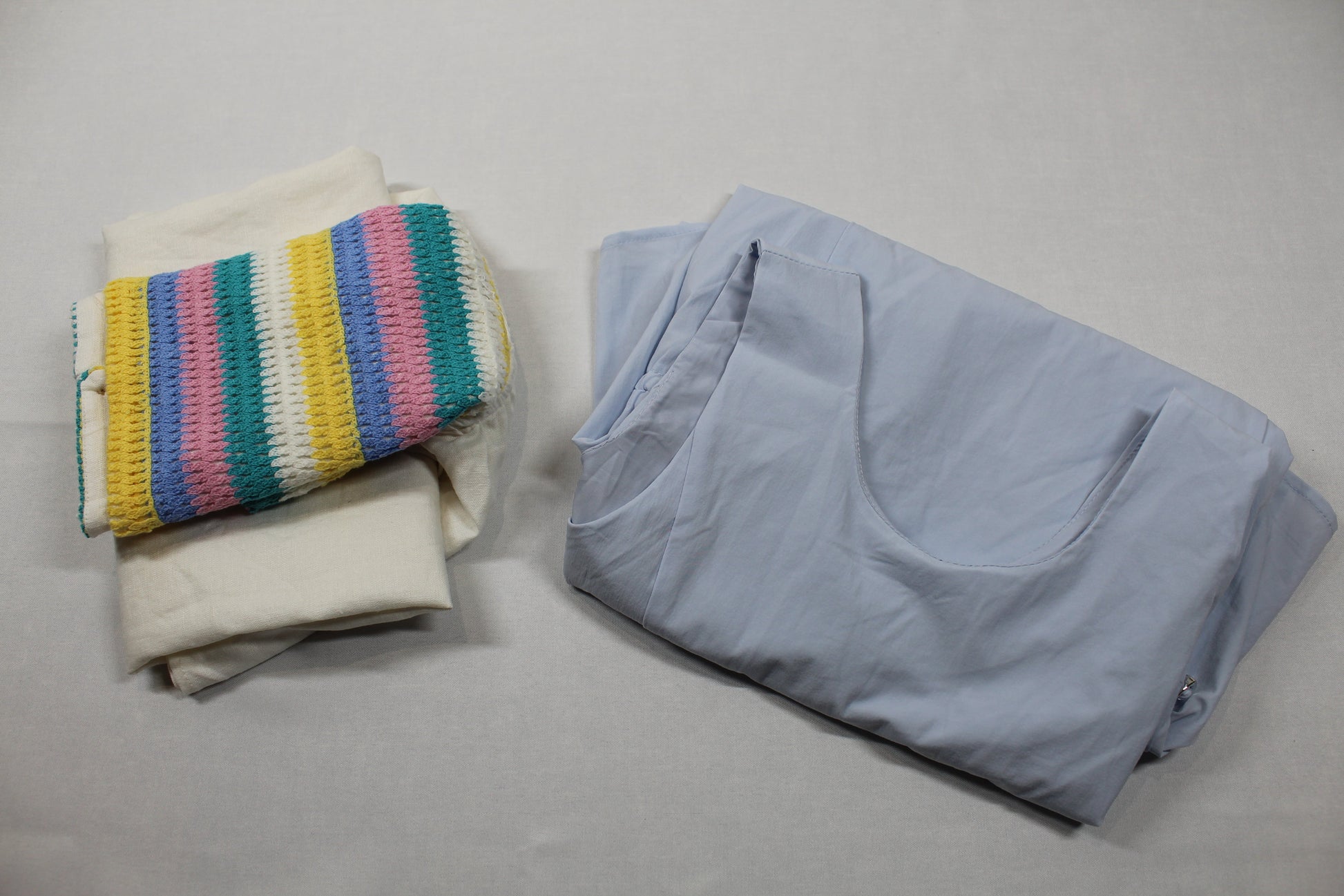 Set Sommerkleider hellblau Weiß bunt Mädchen Better Quality 158/164