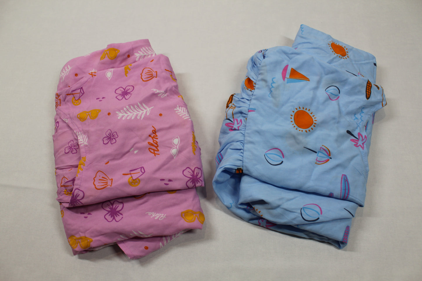 Set Sommerkleider bunte Farben Mädchen A-Ware 158/164
