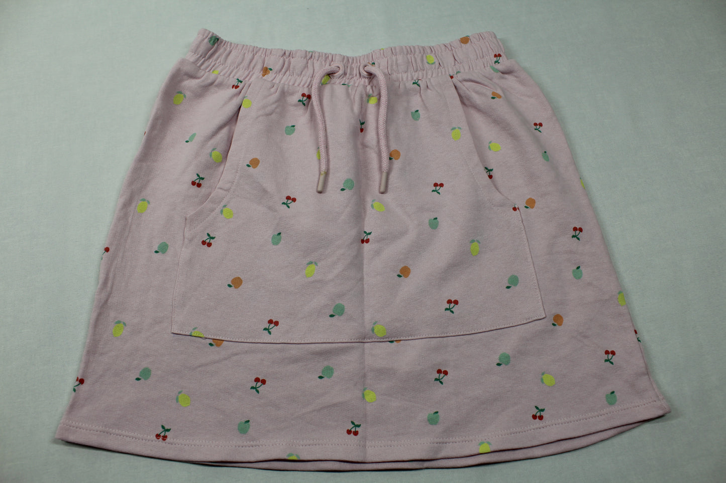 Set Rock rosa Motiv kurze lila Short Mädchen A-Ware 158/164