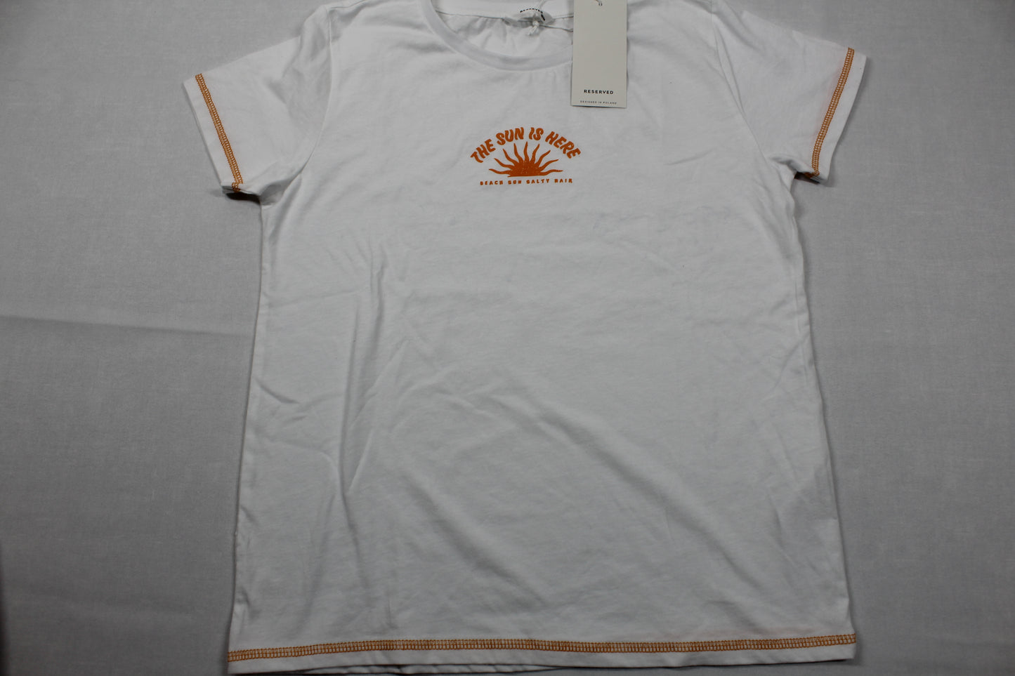 Sommerset kurze beige Jeans T-Shirt weiß Jungs Better Quality 158/164
