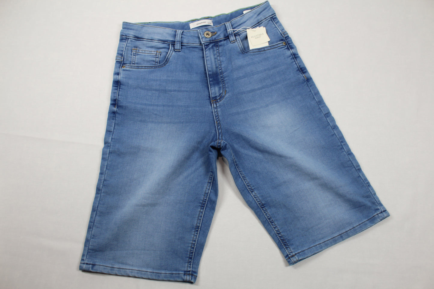 Set Poloshirt weiß Bluejeans kurz Jungs A-Ware 158/164