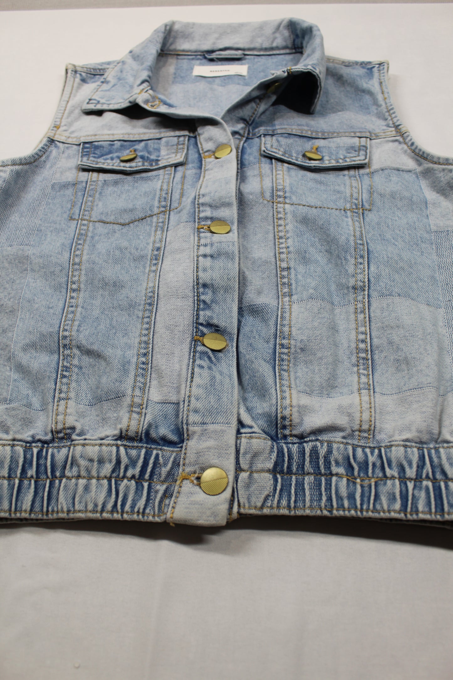 Sommerset Jeansweste T-Shirt grün Jungs A-Ware 158/164