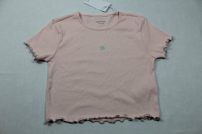 Sommerset 2 T-Shirts Uni rosa pink kurze pinke Short Mädchen A-Ware Better Quality 158/164