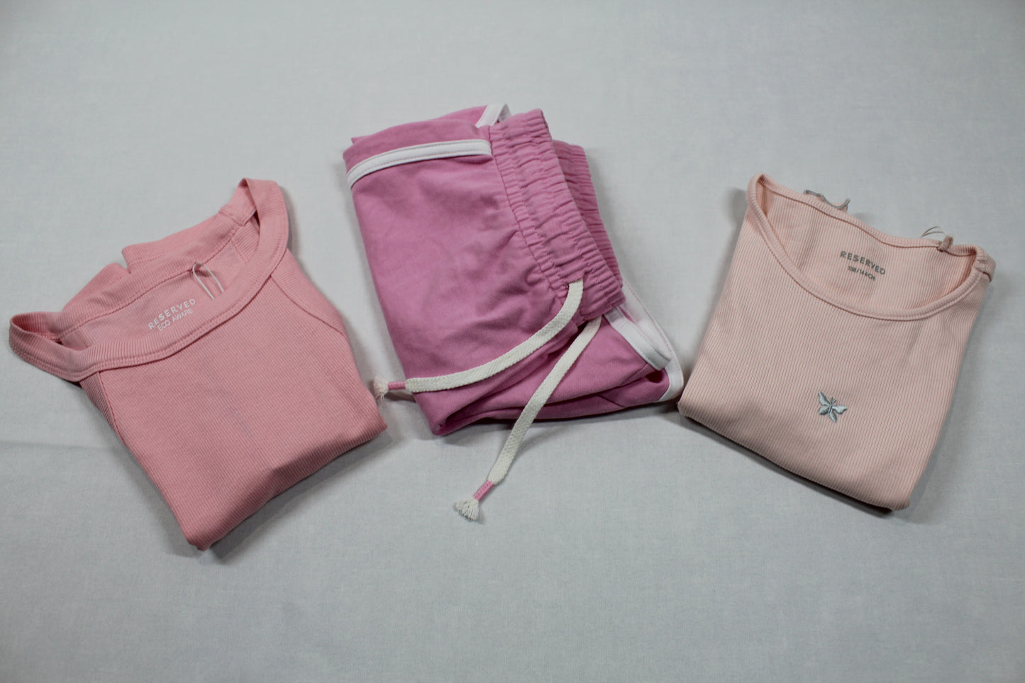 Sommerset 2 T-Shirts Uni rosa pink kurze pinke Short Mädchen A-Ware Better Quality 158/164