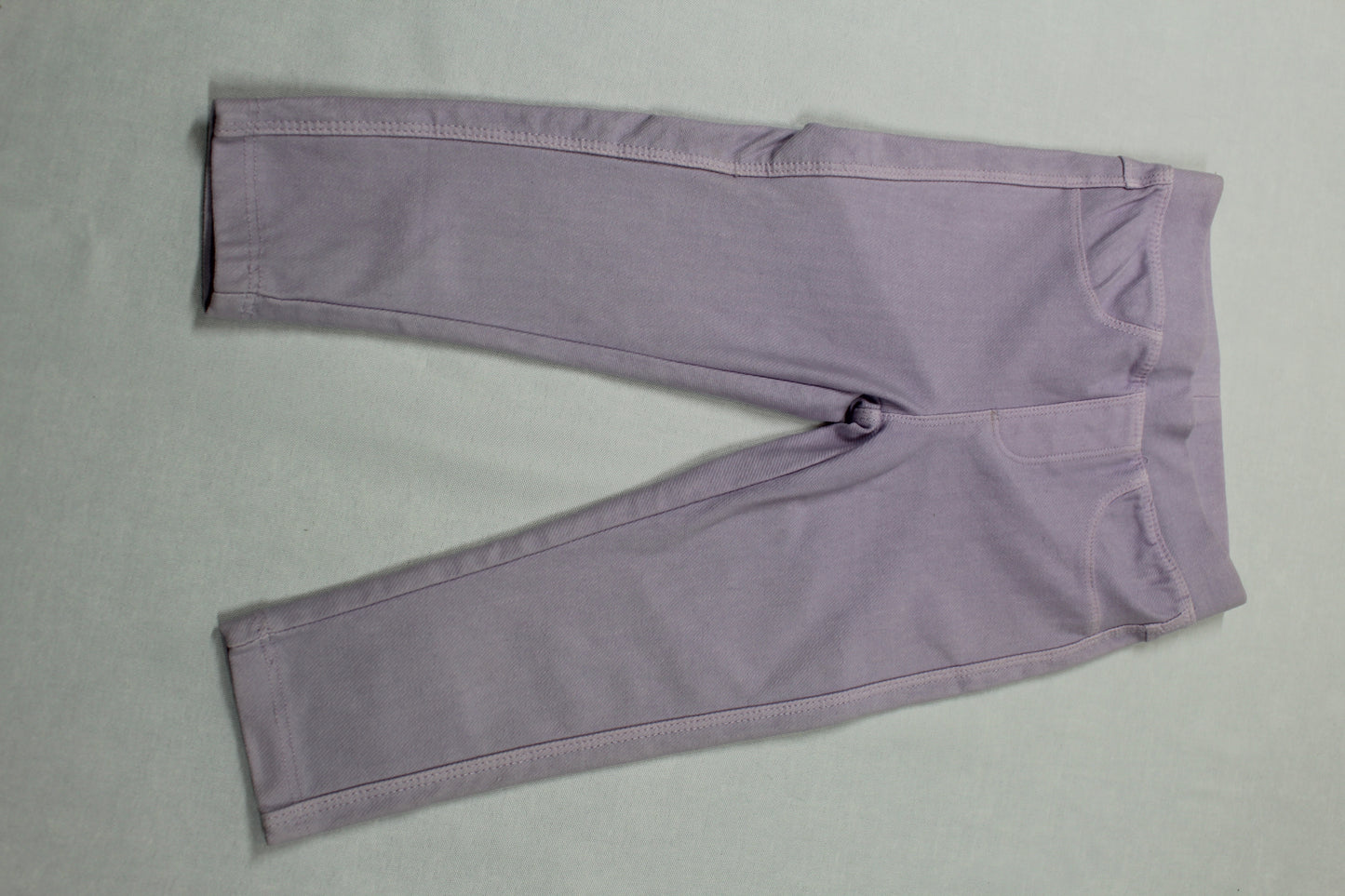 Set Leggins dunkel- rosa Leggins weiß - blau Muster Mädchen Kids Sommer A- Ware 74/80