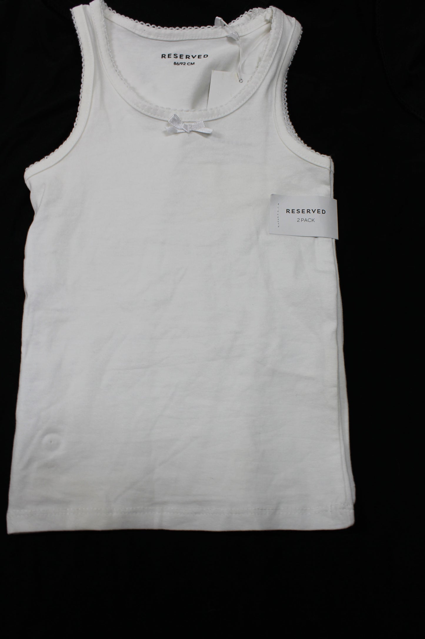 Set leichte Sommer Shirts weiß Mädchen A-Ware Sommer Kids 86/92 