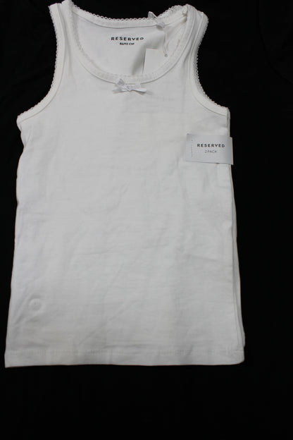 Set leichte Sommer Shirts weiß Mädchen A-Ware Sommer Kids 86/92 