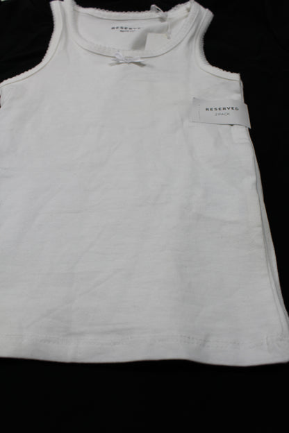 Set leichte Sommer Shirts weiß Mädchen A-Ware Sommer Kids 86/92