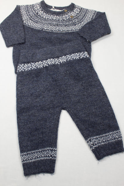 Set warmer Pullover Hose kalte Jungs Tage Kids A- Ware 68/74