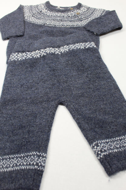 Set warmer Pullover Hose kalte Jungs Tage Kids A- Ware 68/74