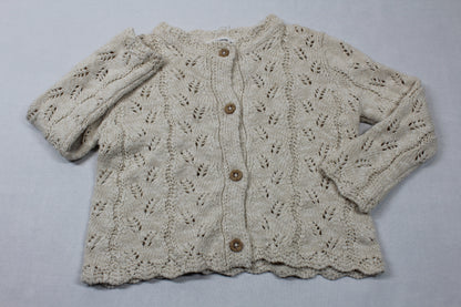 Set schöne leichte Strickweste Jeansweste kurz A-Ware Mädchen 80/86