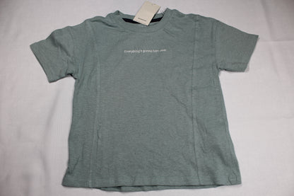 grünes T-Shirt Jungs A-Ware leichte Sommerware 110/116