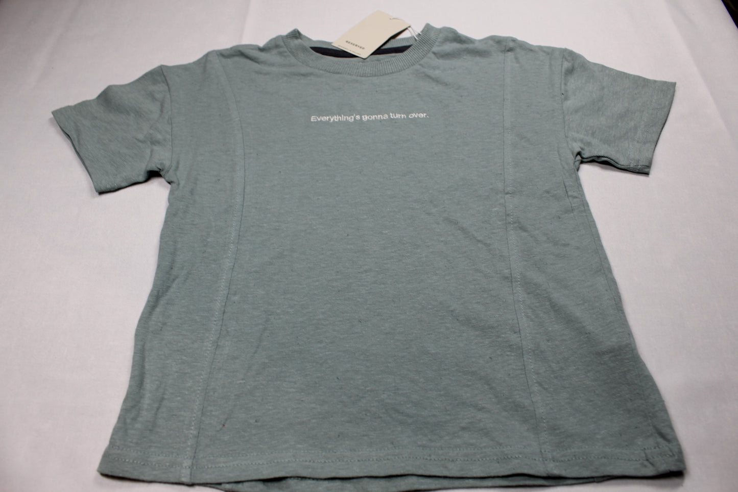grünes T-Shirt Jungs A-Ware leichte Sommerware 110/116