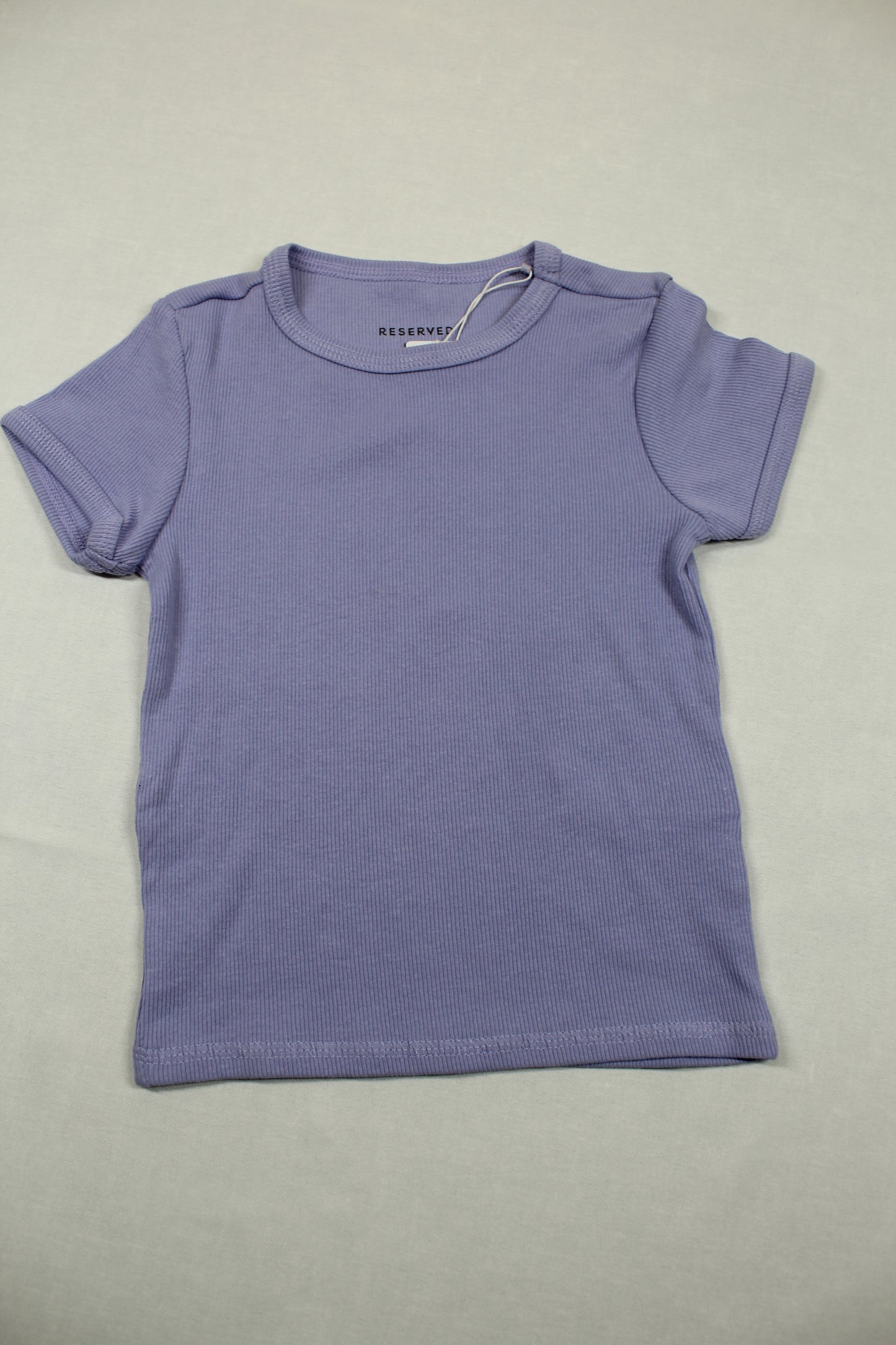 Set lila T-Shirt Bluejeans gestreift Mädchen A-Ware Kids 110/116