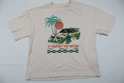 Set stylische 3 T-Shirts mit Motiv Mädchen Sommerware