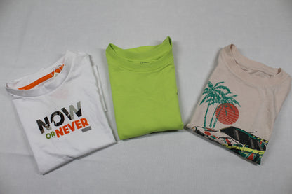 Set stylische 3 T-Shirts mit Motiv Mädchen Sommerware