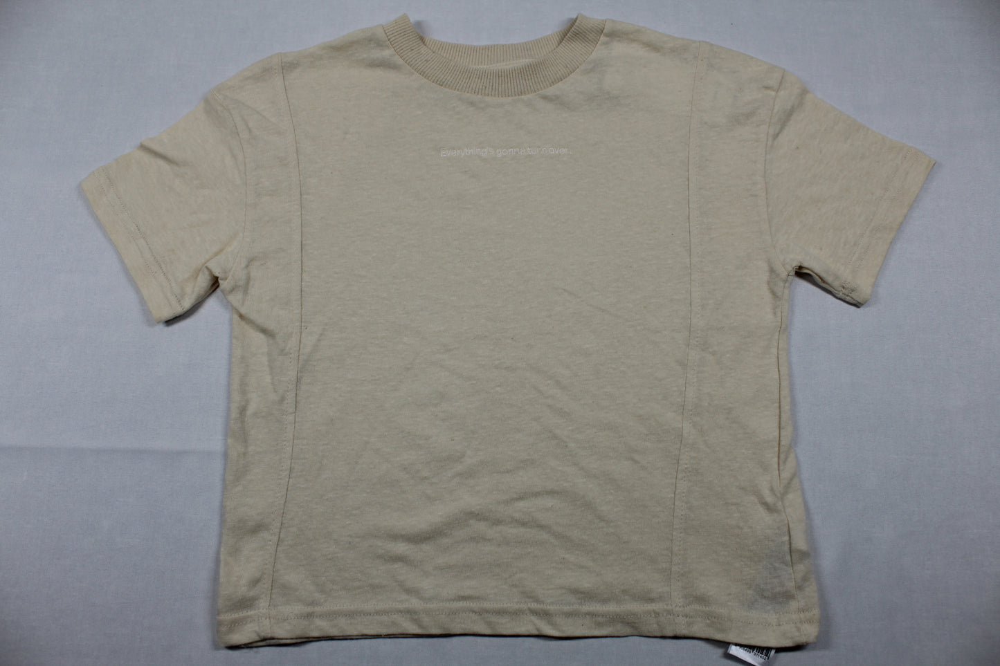 Set T-Shirt Uni beige grün Jungs Sommerware Kids 110/116
