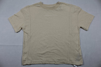 Set T-Shirt Uni beige grün Jungs Sommerware Kids 110/116