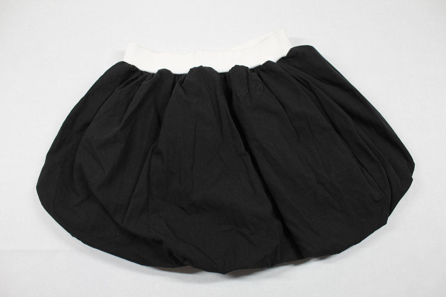 Set Hoods Motiv schwarz weiß kurzer Rock schwarz Mädchen Sommerware A-Ware 110/116