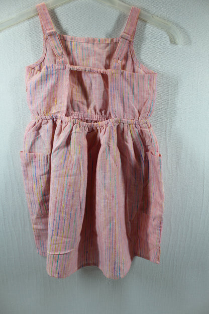Set leichte Sommerkleider bunt rosa Mädchen Sommerware A-Ware 110/116
