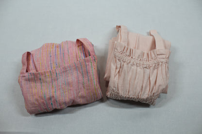 Set leichte Sommerkleider bunt rosa Mädchen Sommerware A-Ware 110/116