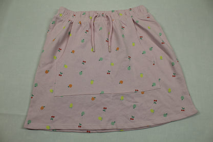 Set orange Kleid rosa kurzer Rock Mädchen A-Ware 158/164