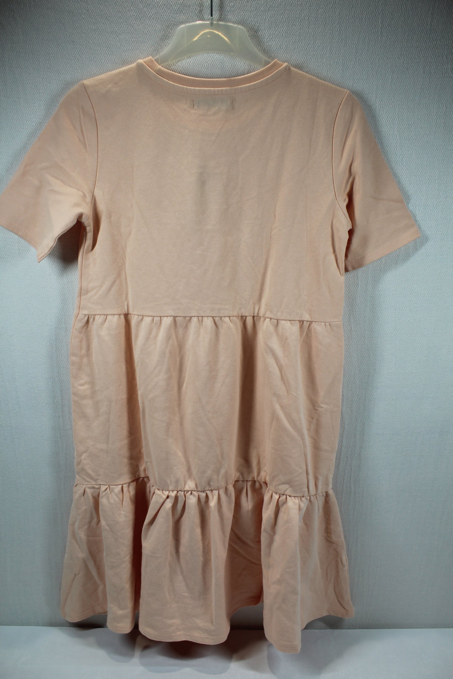 Set orange Kleid rosa kurzer Rock Mädchen A-Ware 158/164