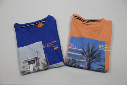 Set T-Shirts  Mädchen 122/128