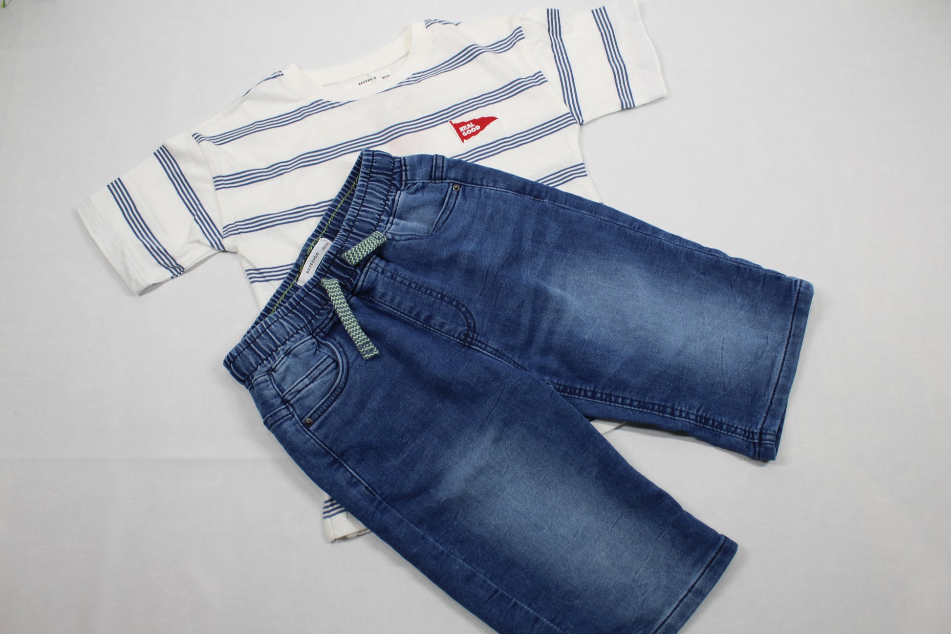 Set Bluejeans T-Shirt Jungs 122/128