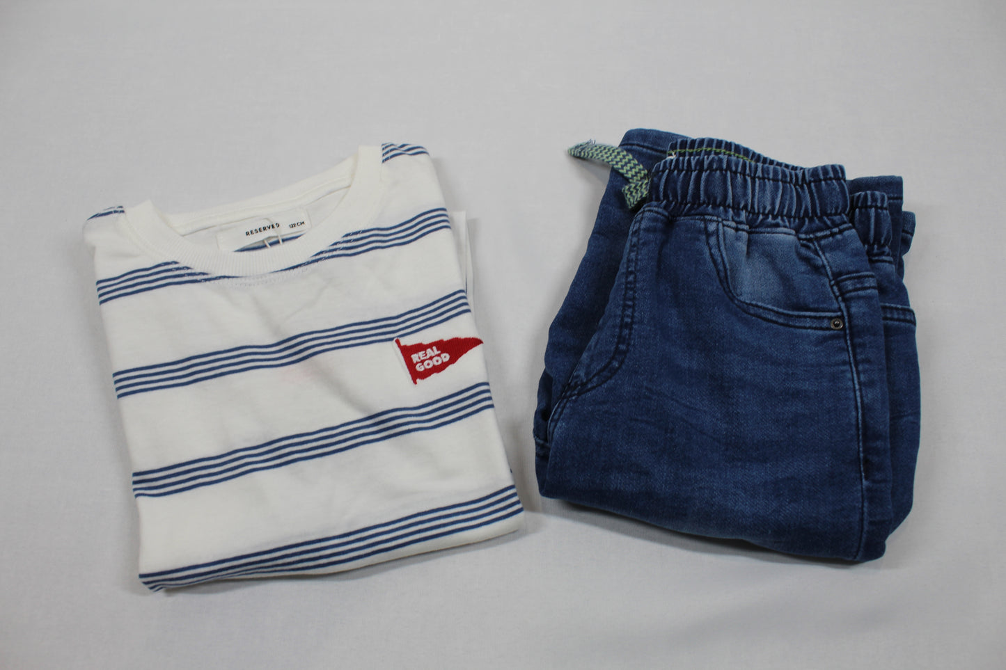 Set Bluejeans T-Shirt Jungs 122/128