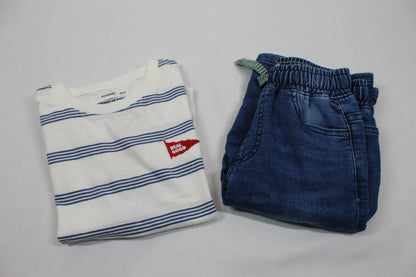 Set Bluejeans T-Shirt Jungs 122/128