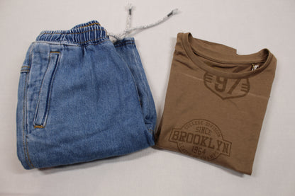 Set Bluejeans T-Shirt Jungs 122/128