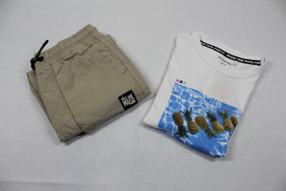 Set leichte Hose T-Shirt 122/128 Jungs