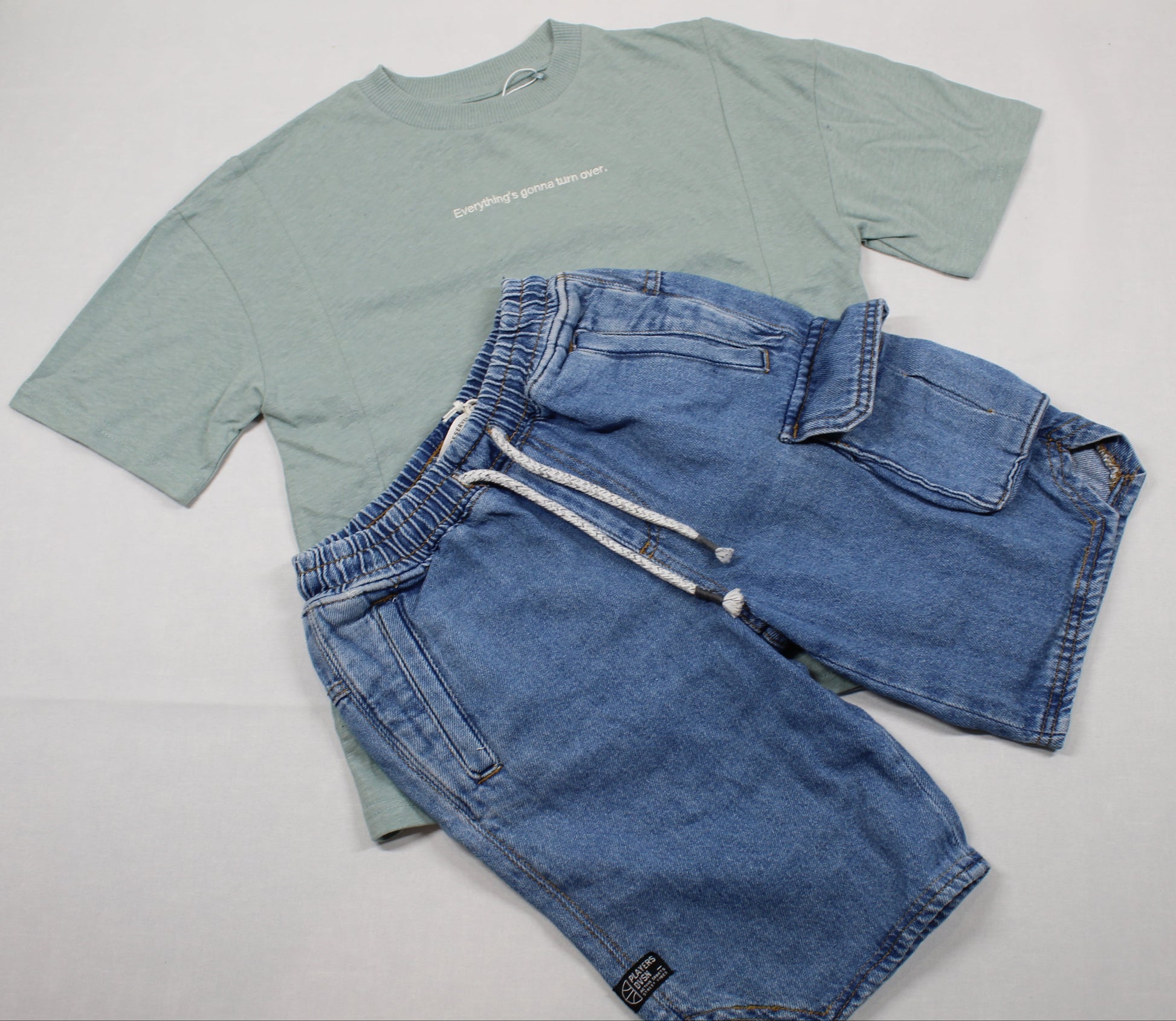 Set Bluejeans kurz T-Shirt Jungs 134/140