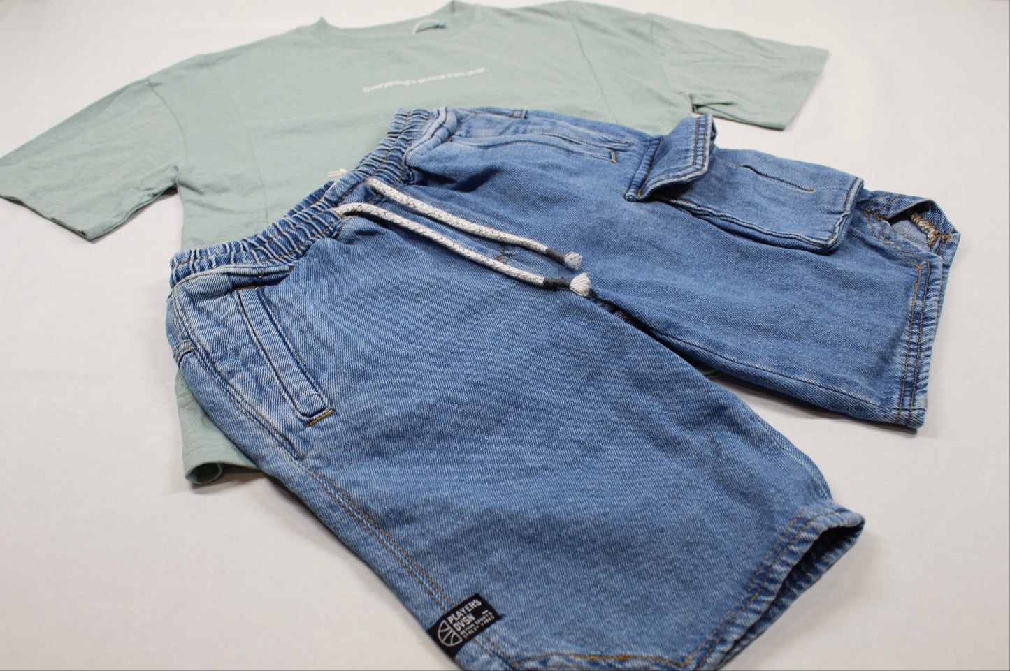 Set Bluejeans kurz T-Shirt Jungs 134/140