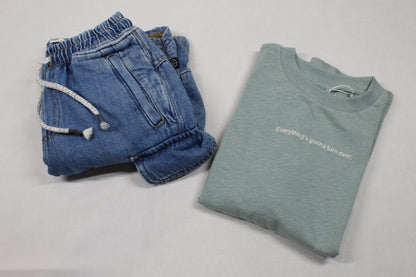 Set Bluejeans kurz T-Shirt Jungs 134/140