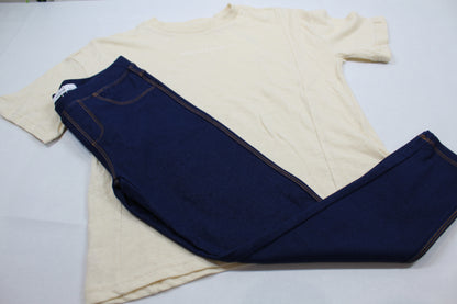 Set leichte Leggins T-Shirt Mädchen 134/140