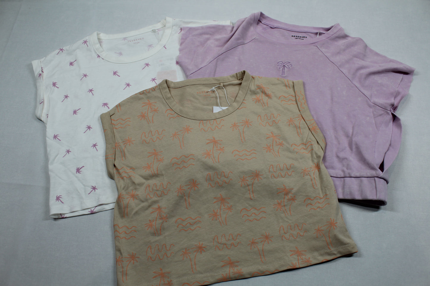 Set drei T-Shirts Mädchen 134/140