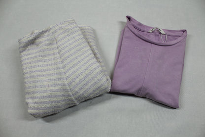 Set kurzer Rock T-Shirt Mädchen 134/140